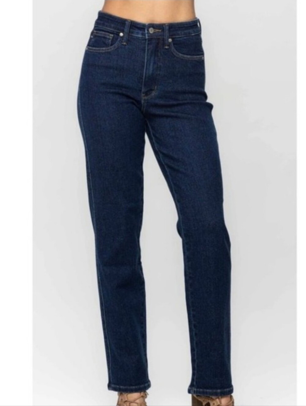 Judy Blue Dark Indigo Straight Leg Jeans